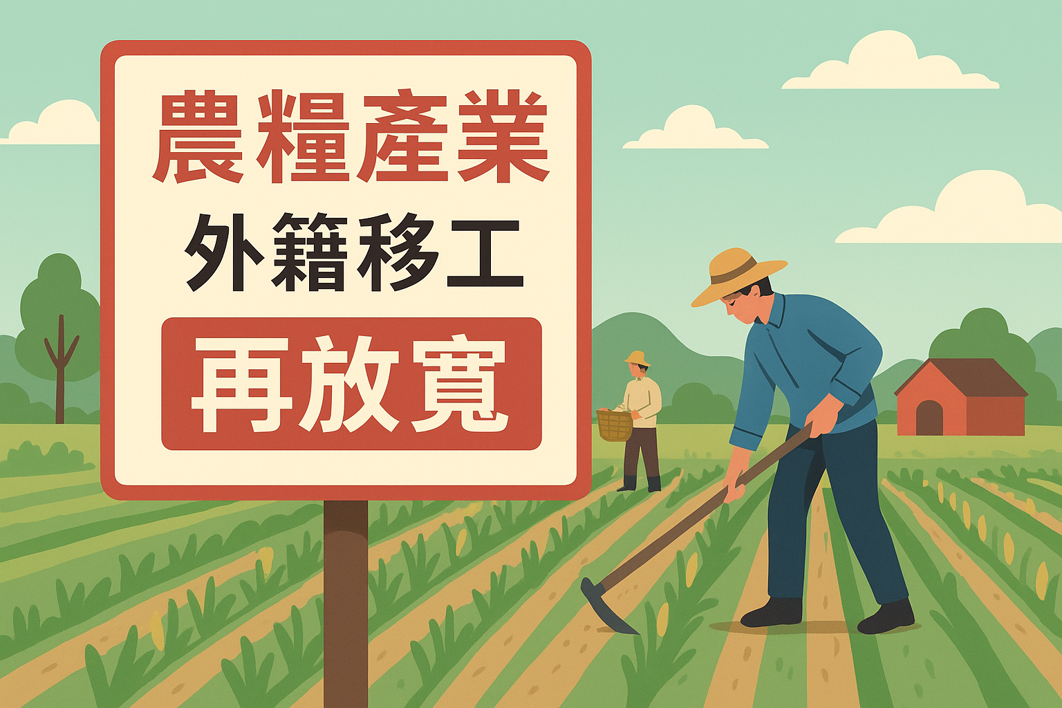 農糧產業聘僱外籍移工再放寬!總額增至2萬人,草皮、芽菜產業首次納入