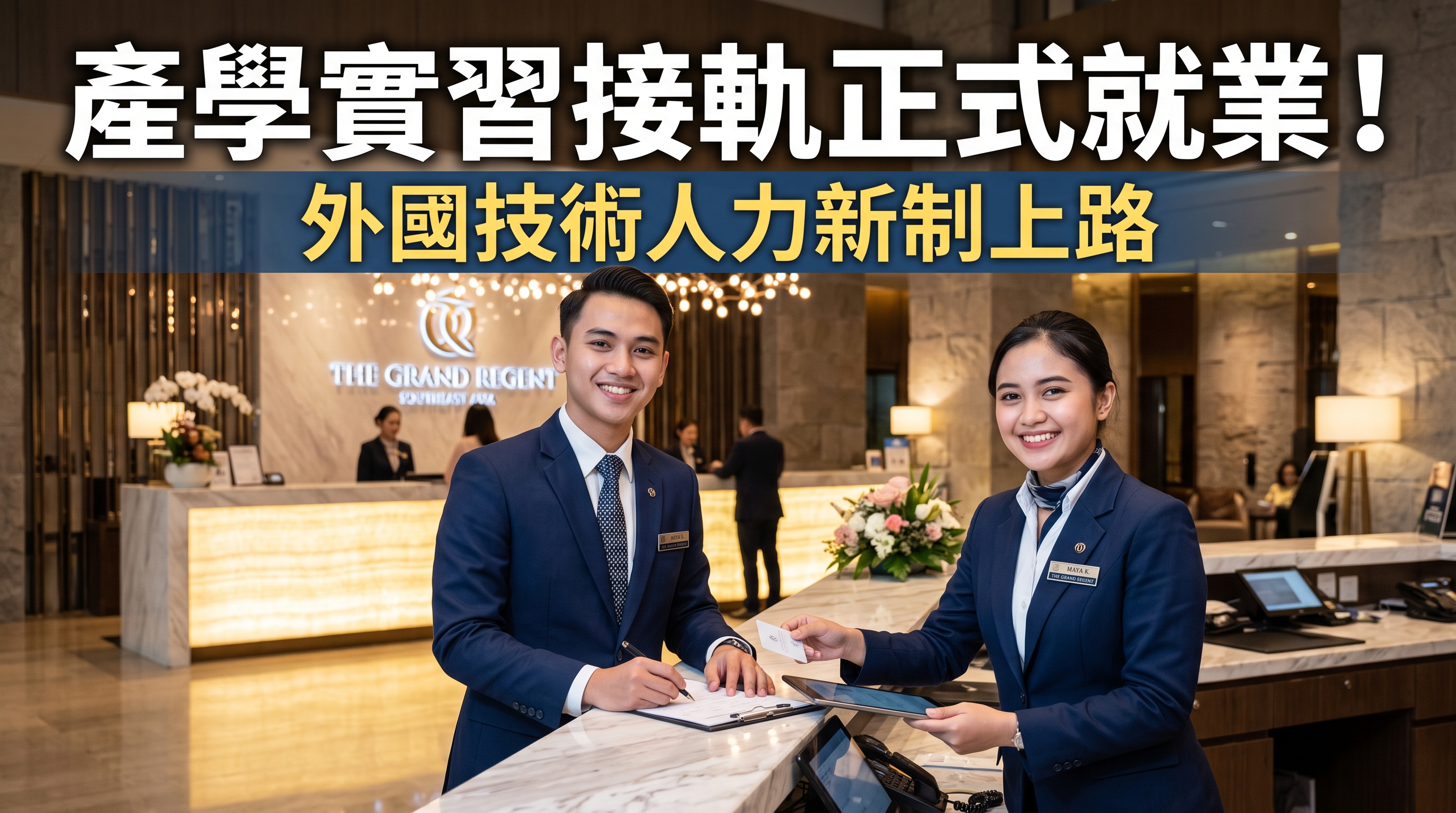 實習培育轉正成亮點!旅宿業引進首波外國技術人力 「國對國+精準留才」雙軌補實缺口